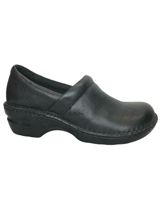 BOC Born Concepts Clogs Mules Comfort Black Leather Womens 9M Work - Picture 9 of 12